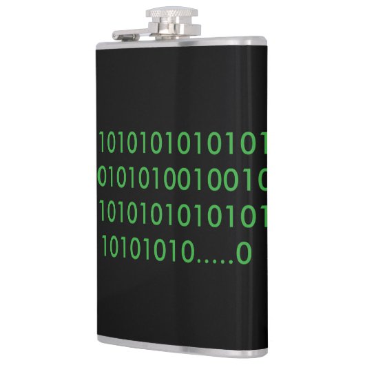 Binaire erlenmeyer heupfles (Links)