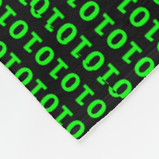 BINAIRE FOUT FLEECE DEKEN (Hoek)