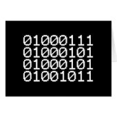 BINAIRE GEEK KAART (Voorkant Horizontaal)