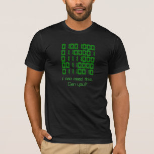 Binaire Geek Test in Groen T-shirt