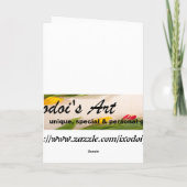 Binaire geeks 'kerstboom feestdagen kaart (Achterkant)