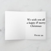 Binaire geeks 'kerstboom feestdagen kaart (Binnen)