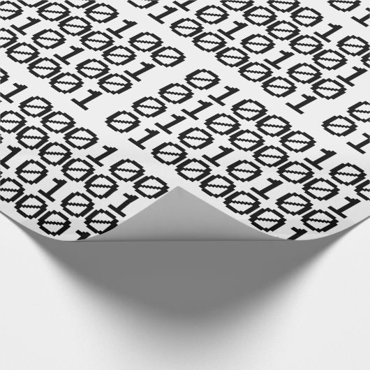 BINAIRE GEGEVENS CADEAUPAPIER (Hoek)