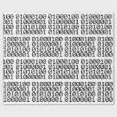 BINAIRE GEGEVENS CADEAUPAPIER (Vlak)