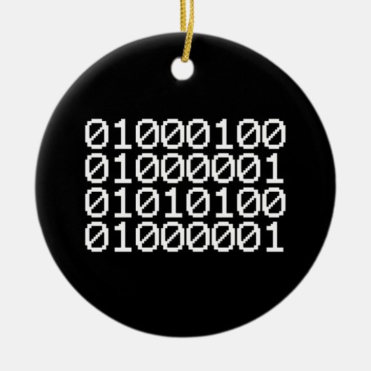 BINAIRE GEGEVENS KERAMISCH ORNAMENT (Voorkant)