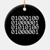 BINAIRE GEGEVENS KERAMISCH ORNAMENT (Achterkant)