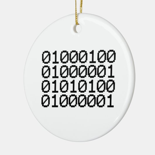 BINAIRE GEGEVENS KERAMISCH ORNAMENT (Links)