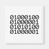 BINAIRE GEGEVENS MAGNEET (Voorkant)