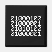 BINAIRE GEGEVENS MAGNEET (Voorkant)