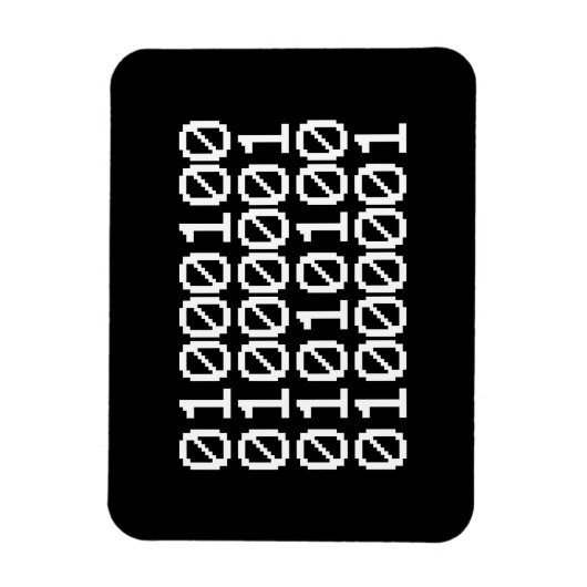 BINAIRE GEGEVENS MAGNEET (Verticaal)