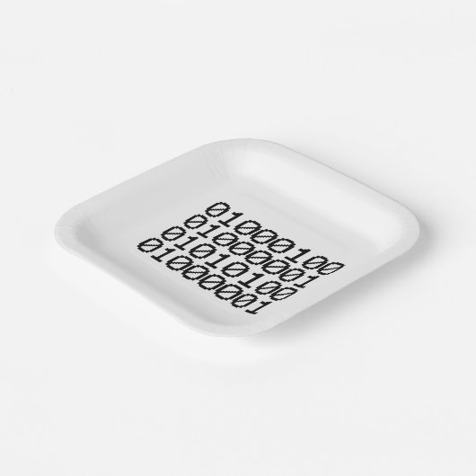 BINAIRE GEGEVENS PAPIEREN BORDJE (Gebogen)