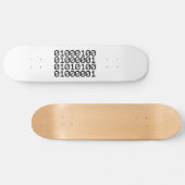 BINAIRE GEGEVENS PERSOONLIJK SKATEBOARD (Horizontaal)