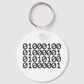 BINAIRE GEGEVENS SLEUTELHANGER (Voorkant)