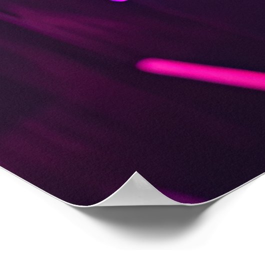 Binaire gelukzaligheid: Synthwave euforie Poster (Hoek)