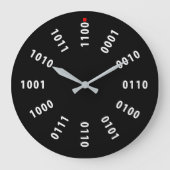 Binaire getallen grote klok (Voorkant)