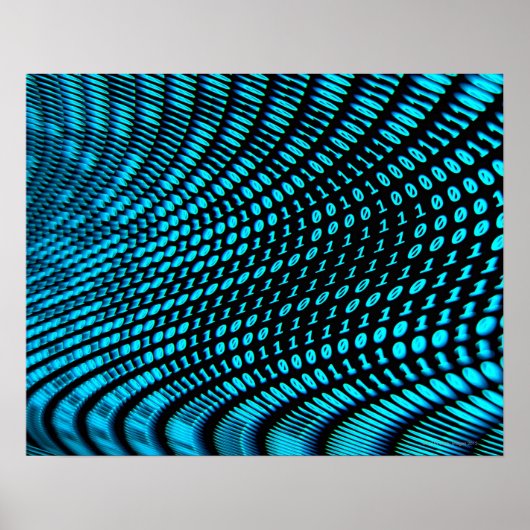 Binaire getallen poster (Voorkant)