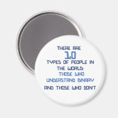 binaire grap magneet (Voorkant / Achterkant)