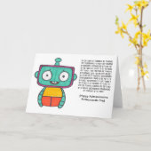 Binaire Kaart van de dag van de Administratieve Be (Gele Bloem)