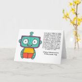 Binaire Kaart van de dag van de Administratieve Be (Gele Bloem)