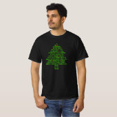 Binaire kerstboom t-shirt (Voorkant volledig)