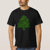 Binaire kerstboom t-shirt (Voorkant)