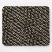 Binaire Lichte Druk van het Patroon van de Code op Muismat (Voorkant)