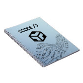 Binaire Logica Spiraal Notebook – Modern Design Notitieboek (Rechterzijde)