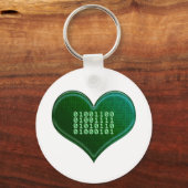 Binaire LOVE Sleutelhanger (Voorkant)