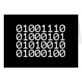 BINAIRE NERD-KAART (Voorkant Horizontaal)