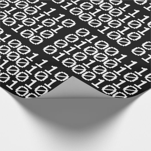 BINAIRE NERD WRAPPORTPAPIER CADEAUPAPIER (Hoek)