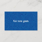 Binaire Nummers van ontwikkelaars Kunstmatige Inte Visitekaartje (Voorkant)