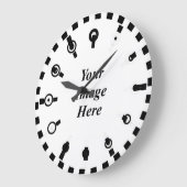 Binaire Objectklok /w S-tekens door Kenneth Yoncic Grote Klok (Hoek)