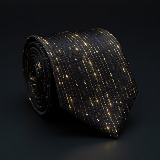 Binaire regen stropdas