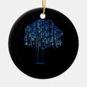 Binaire software Codering Computer Programmer Keramisch Ornament (Voorkant)