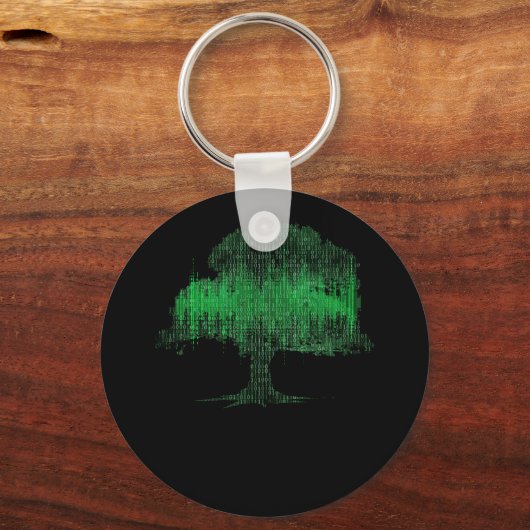 Binaire software Codering Computer Programmer Sleutelhanger (Voorkant)