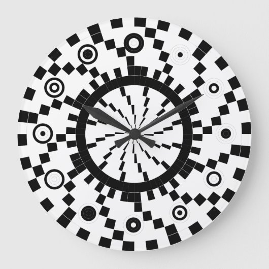 Binaire Sphere-Spiral Wave Clock van Kenneth Yonci Grote Klok (Voorkant)
