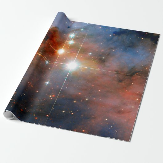 Binaire Stars WR 25 & Tr16-244 - Hubble Space Phot Cadeaupapier (Uitgerold)