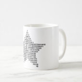 Binaire Ster Koffiemok (Voorkant rechts)