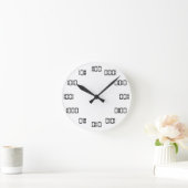 Binaire tijd ronde klok (Huis)