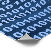 Binaire Wereld Poster (Hoek)