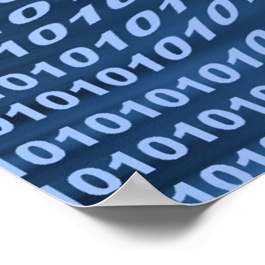 Binaire Wereld Poster (Hoek)