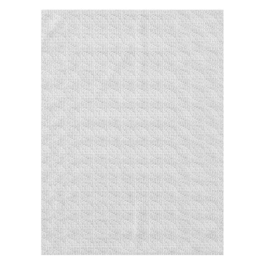 Binaire zwarte witte strepen van de Code Tafelkleed (Voorkant)