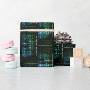 Binary Bliss Tech Inpakpapier