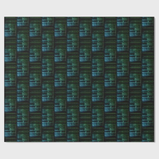 Binary Bliss Tech Inpakpapier (Vlak)