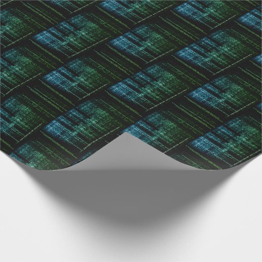 Binary Bliss Tech Inpakpapier (Hoek)