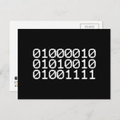 BINARY BRO BRIEFKAART (Voorkant / Achterkant)