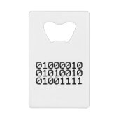 BINARY BRO CREDITKAART FLESSENOPENER (Voorkant)