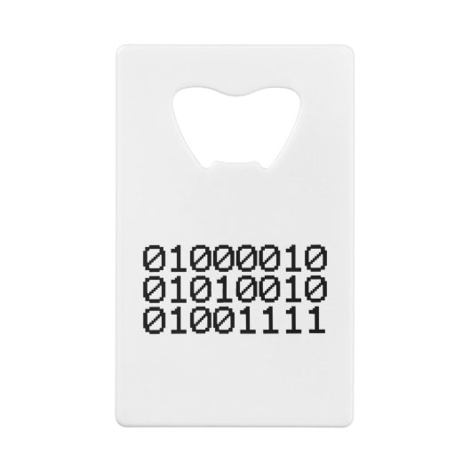 BINARY BRO CREDITKAART FLESSENOPENER (Achterkant)