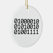 BINARY BRO KERAMISCH ORNAMENT (Rechts)