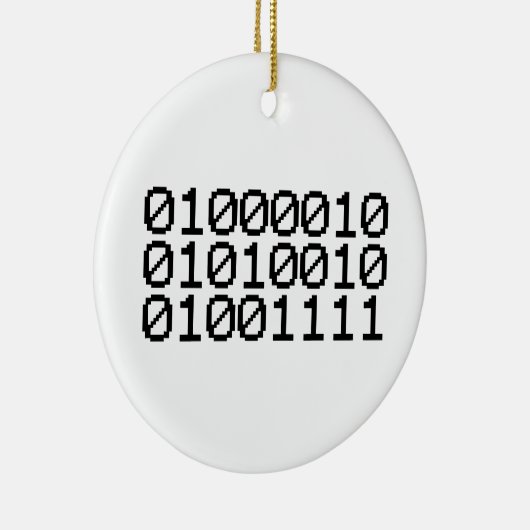 BINARY BRO KERAMISCH ORNAMENT (Rechts)